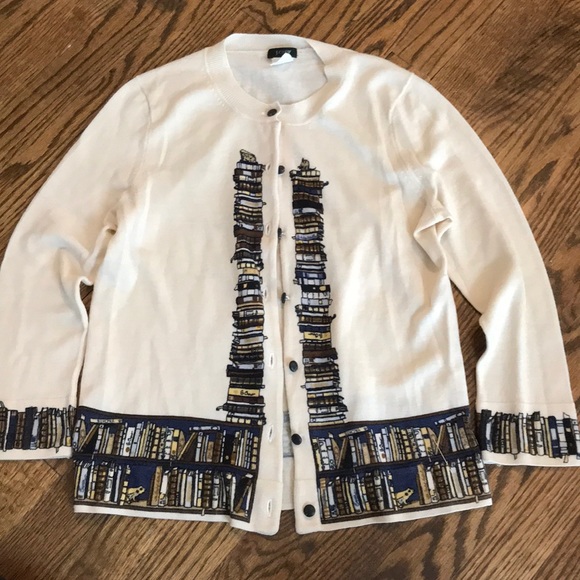J Crew Small Library Cardigan Sweater 